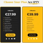 Choose Your Plan iptv yearly